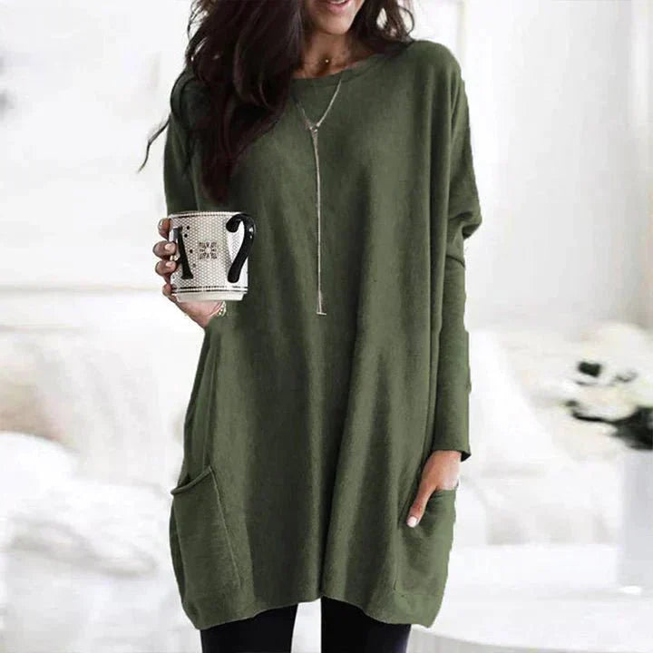 Levoire | T-shirt Décontracté et Confortable avec Poches Vert