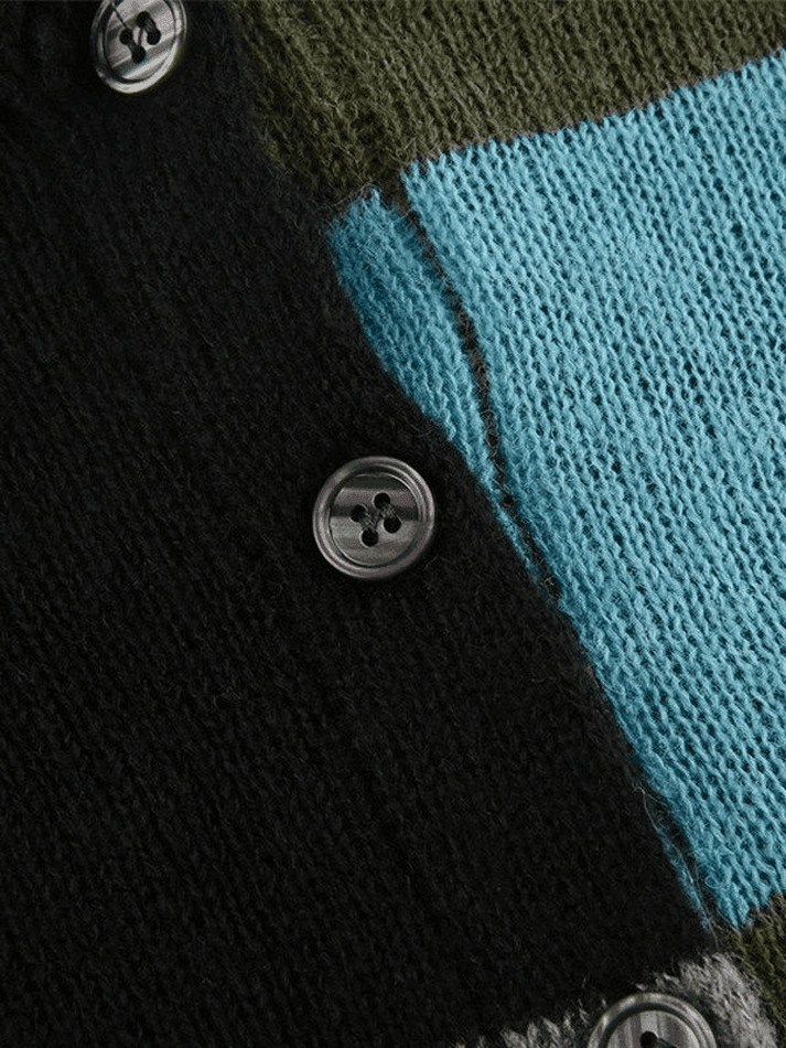 Levoire | Gilet À Rayures À Manches Longues De Couleur Bloc