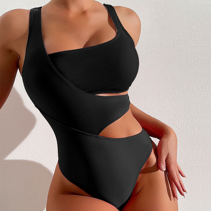 Levoire | maillot de bain multicolore à deux pièces NOIR S