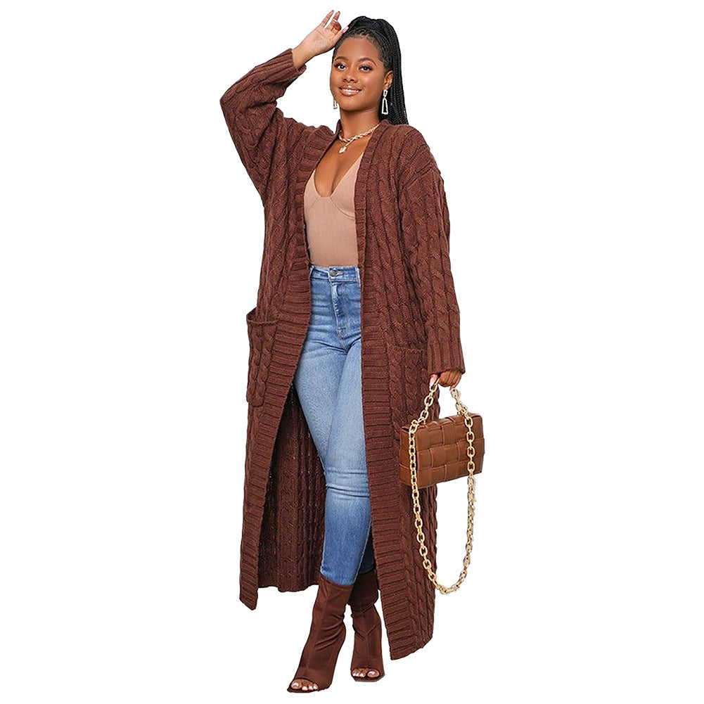 Levoire | cardigan à manches longues spécial automne-hiver ROUGE