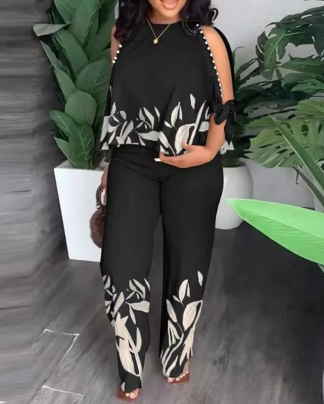 Levoire | Chemise et pantalons décoratifs NOIR