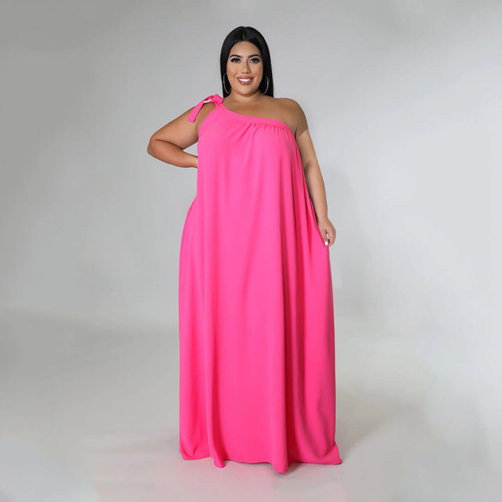 Levoire | robe longue à épaules nues ROSE XL