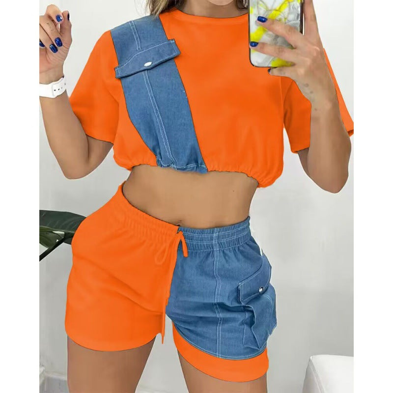 Levoire | manches courtes et shorts à manches courtes ORANGE