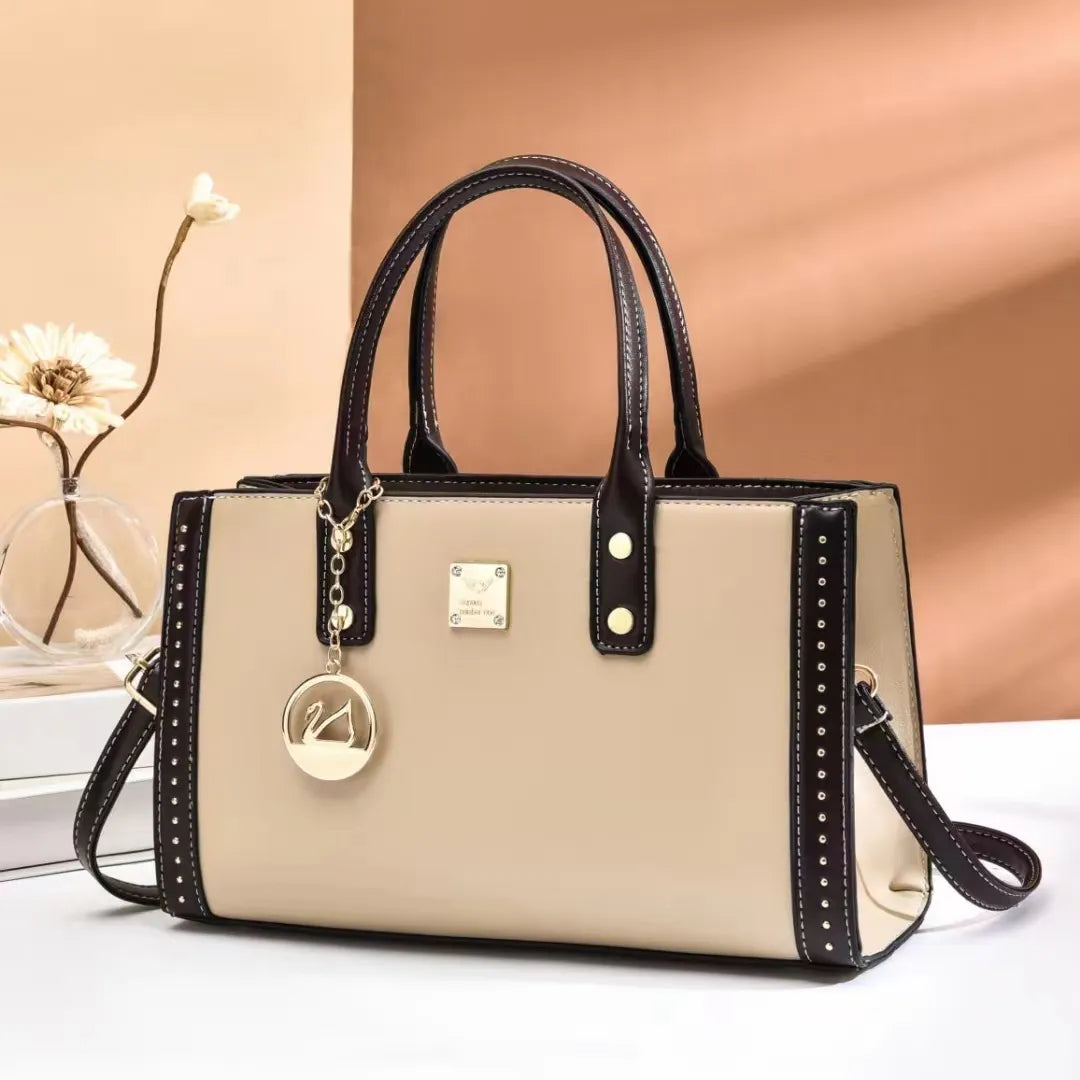 Levoire | Grand Sac à main Carré KHAKI