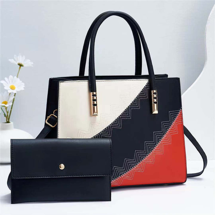 Levoire | sac à main avec des blocs de couleur NOIR