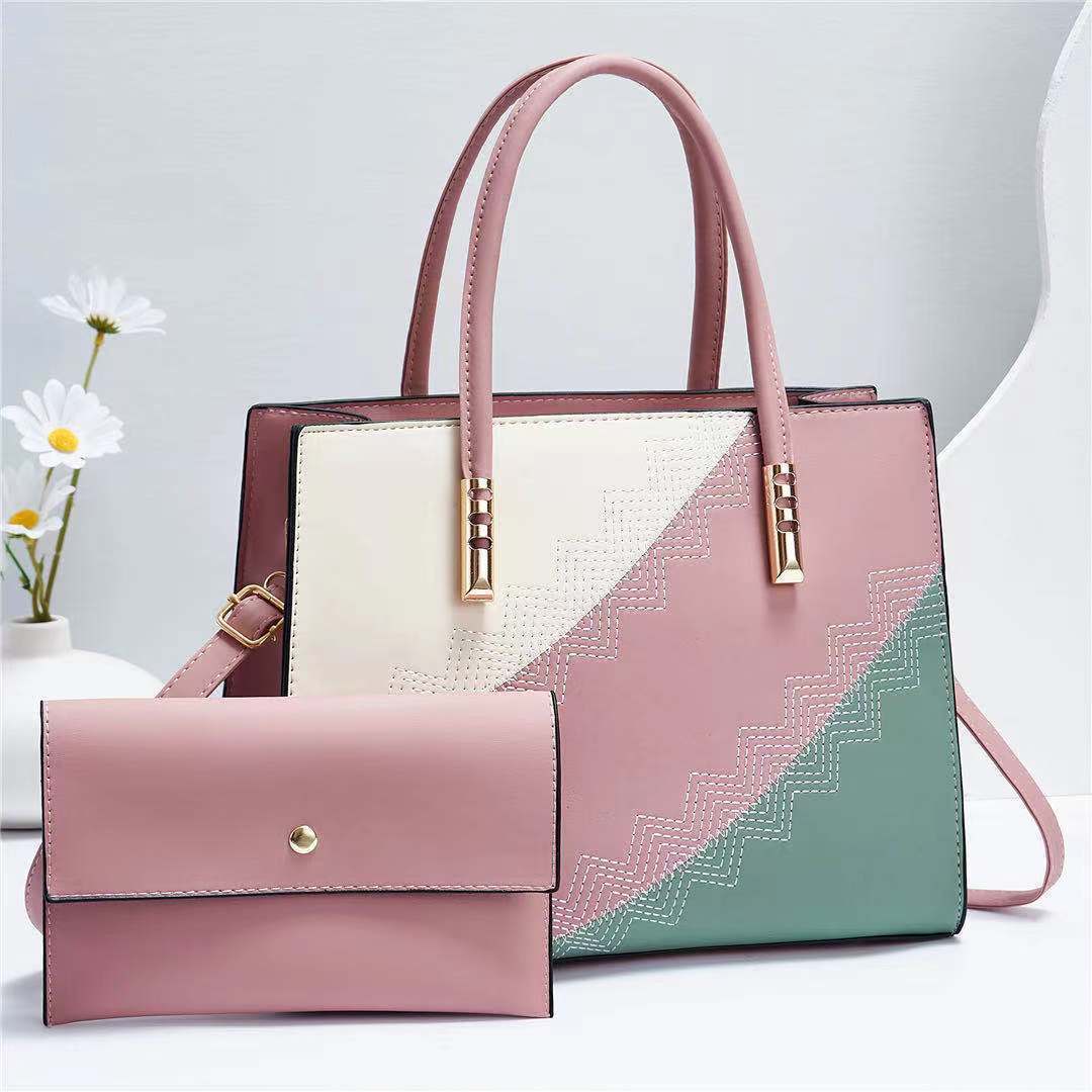 Levoire | sac à main avec des blocs de couleur ROSE