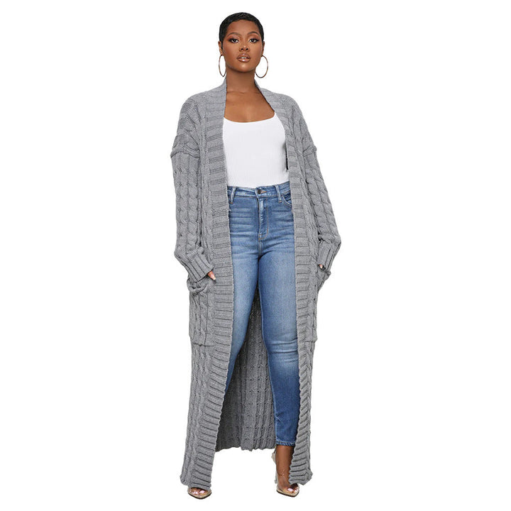 Levoire | cardigan à manches longues spécial automne-hiver GRIS