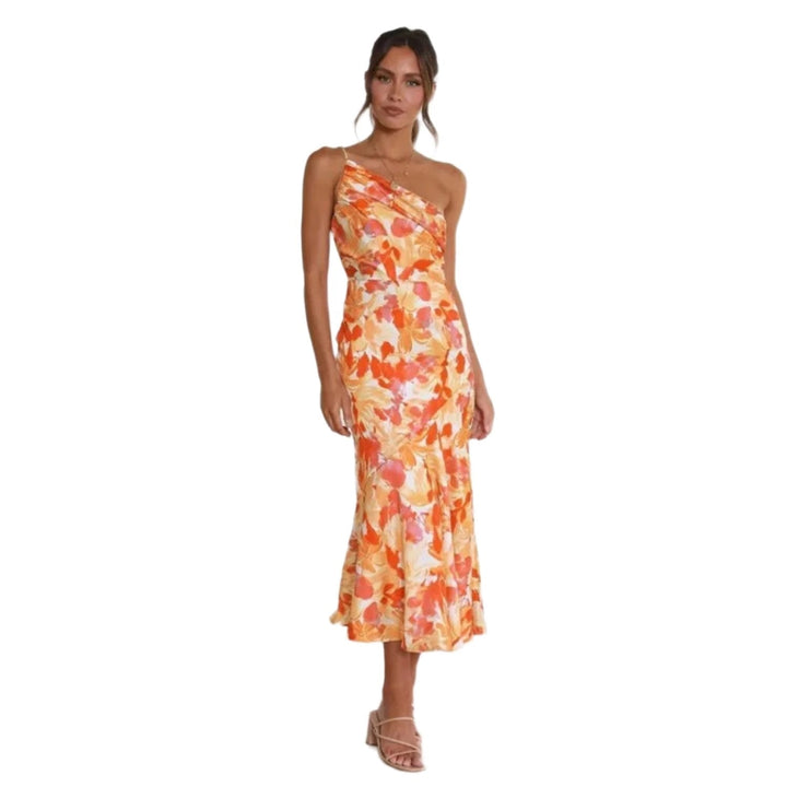 Levoire | Robe maxi florale asymétrique