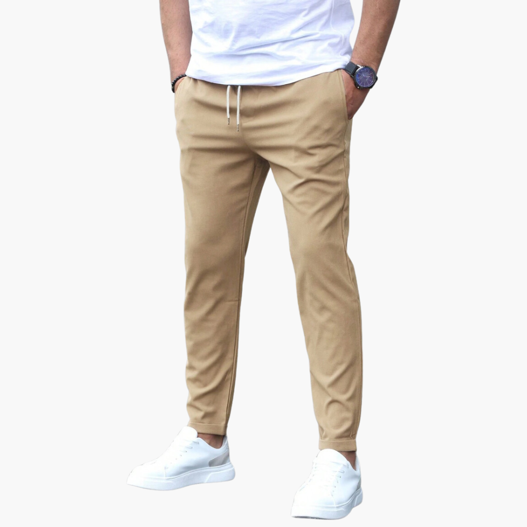Levoire | Pantalons Stretch Flexibles Beige