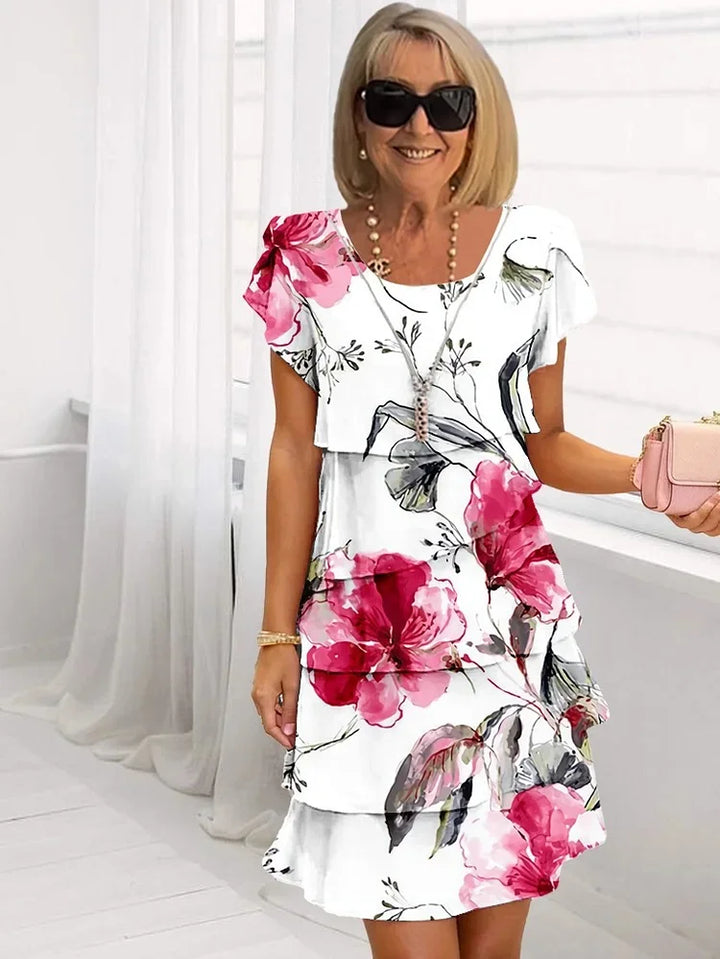Levoire | Robe à fleurs Blanc