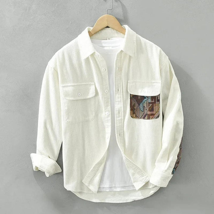 Levoire | Chemise en velours côtelé Blanc