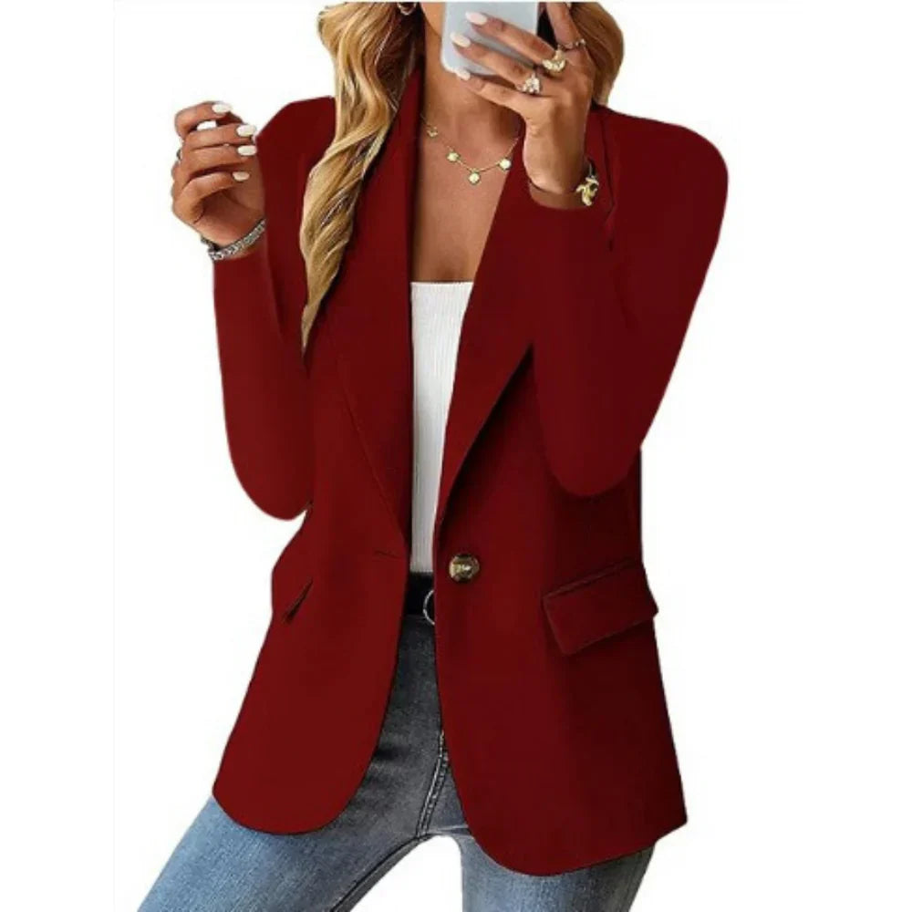 Levoire | Blazer Plus Élégant Acajou