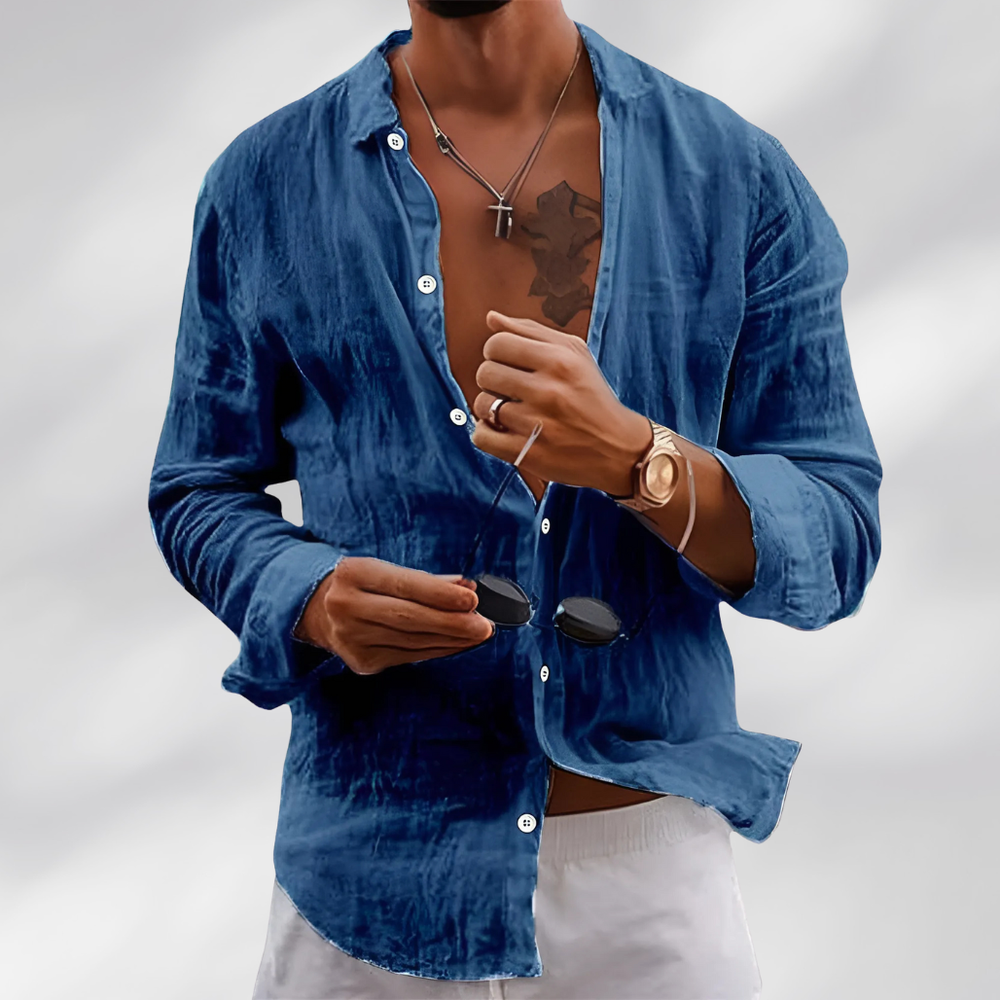 Levoire | Chemise En Lin Premium Merensininen