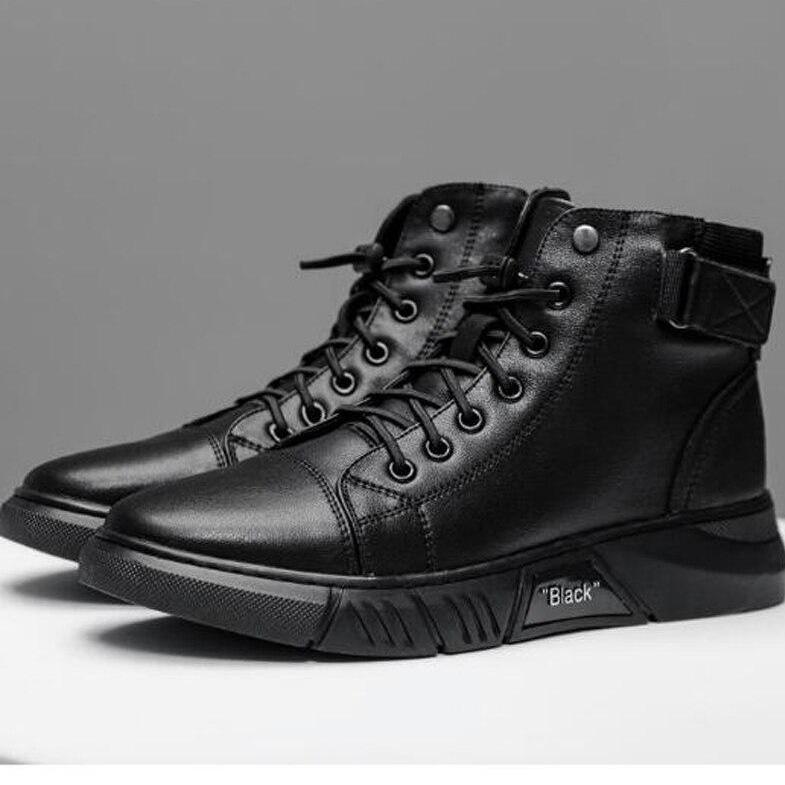 Levoire | Cuir Haut Top Baskets