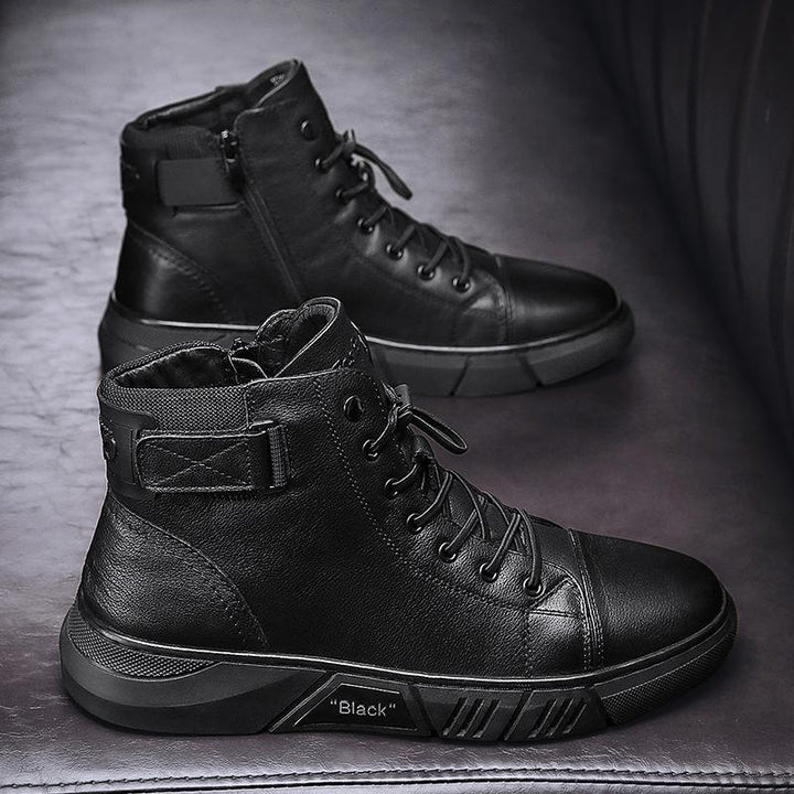 Levoire | Haut Top en Cuir Sneaker