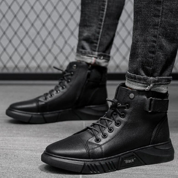 Levoire | Haut Top en Cuir Sneaker