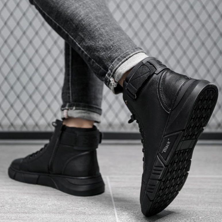 Levoire | Haut Top en Cuir Sneaker