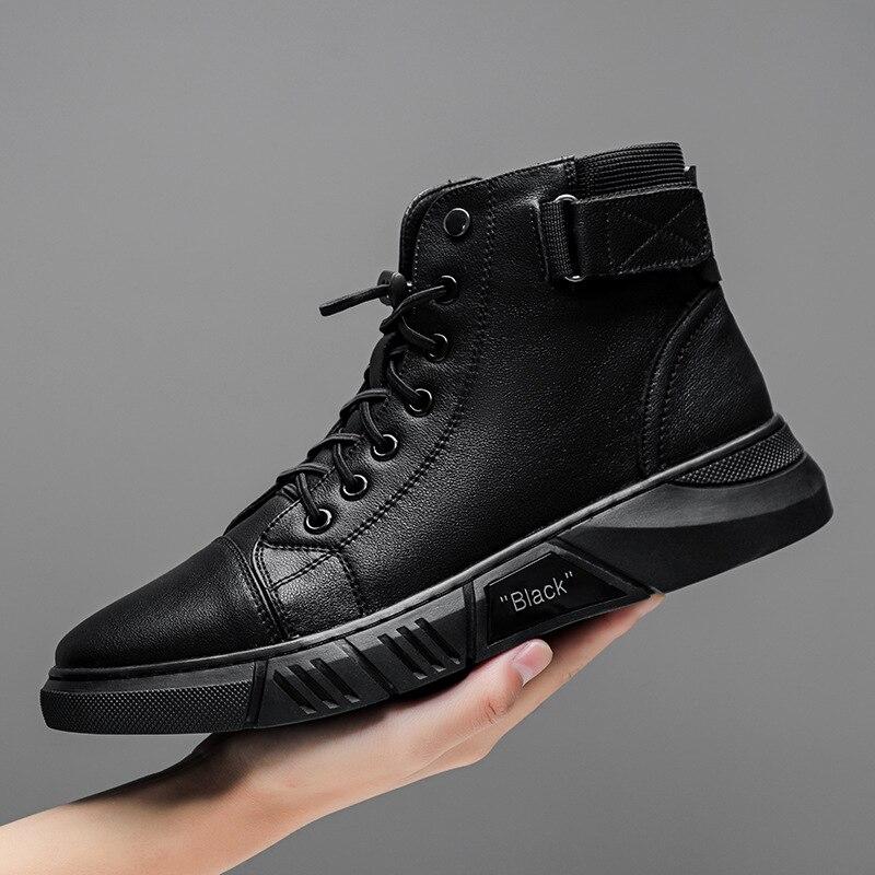 Levoire | Cuir Haut Top Baskets