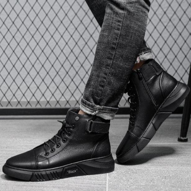 Levoire | Haut Top en Cuir Sneaker