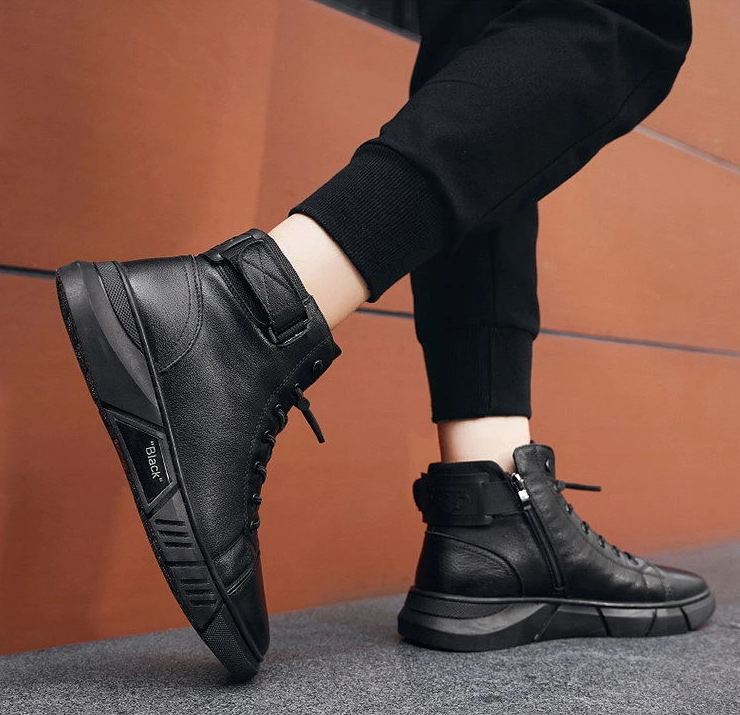 Levoire | Haut Top en Cuir Sneaker