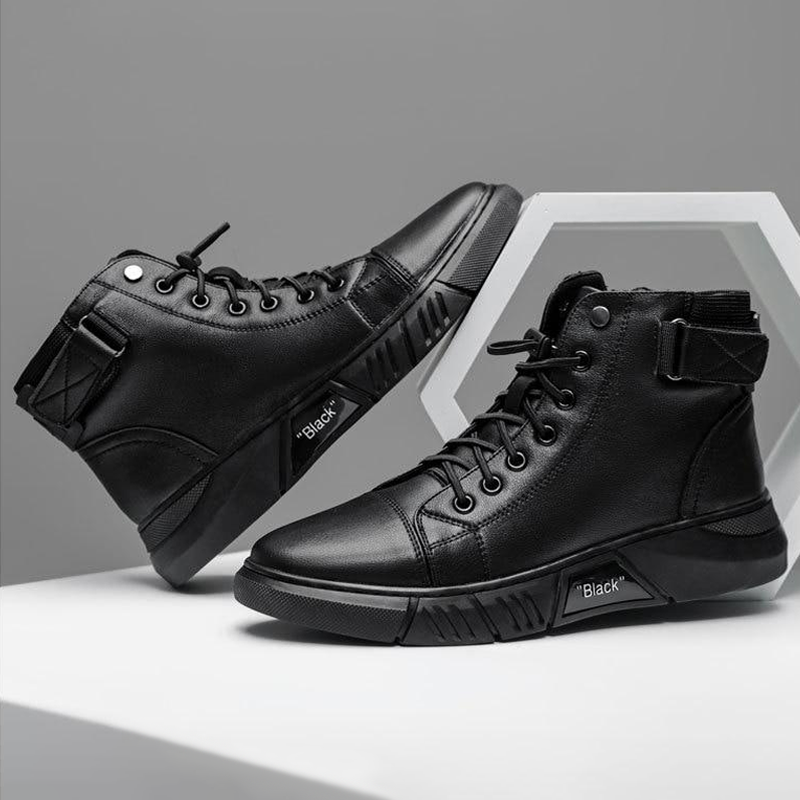 Levoire | Haut Top en Cuir Sneaker