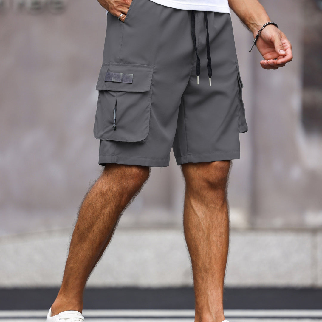 Levoire | Shorts cargo pour hommes gris