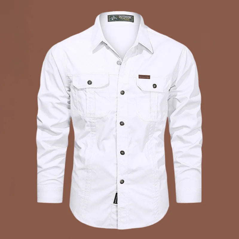 Levoire | Printemps Chemise en Coton Blanc