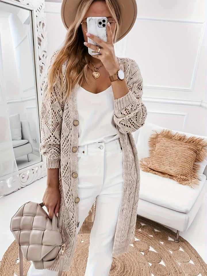 Levoire | Veste en maille de printemps Abricot