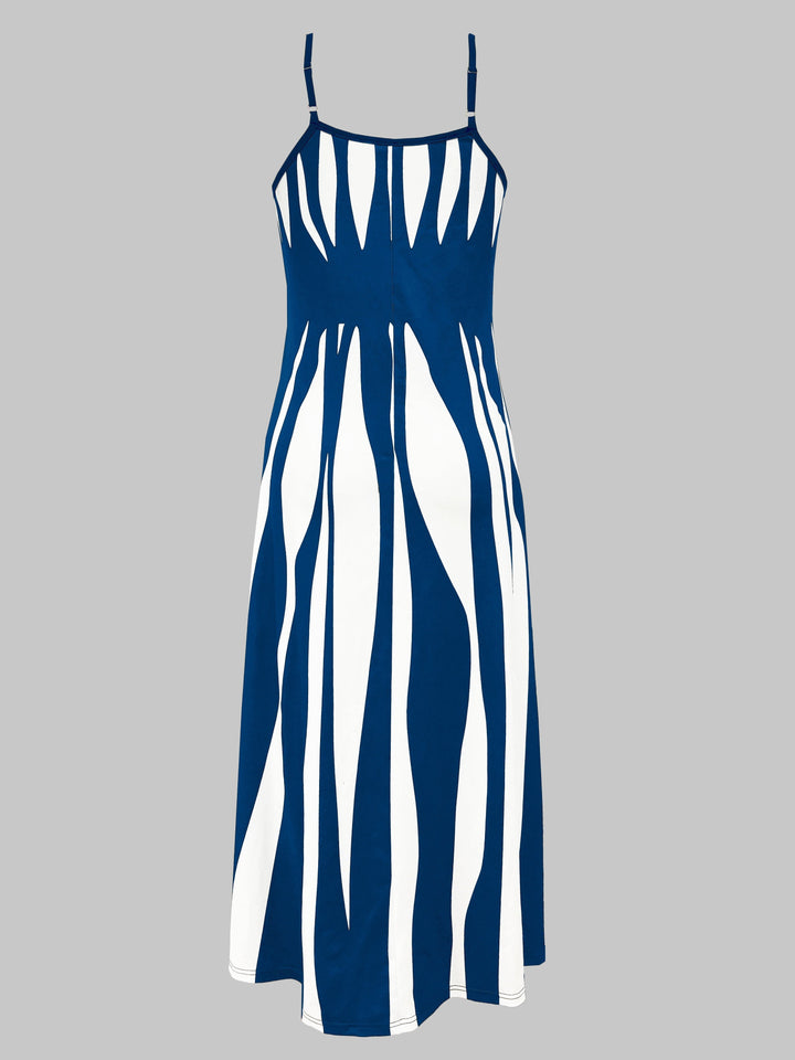 Levoire | Robe à bretelles spaghetti rayée