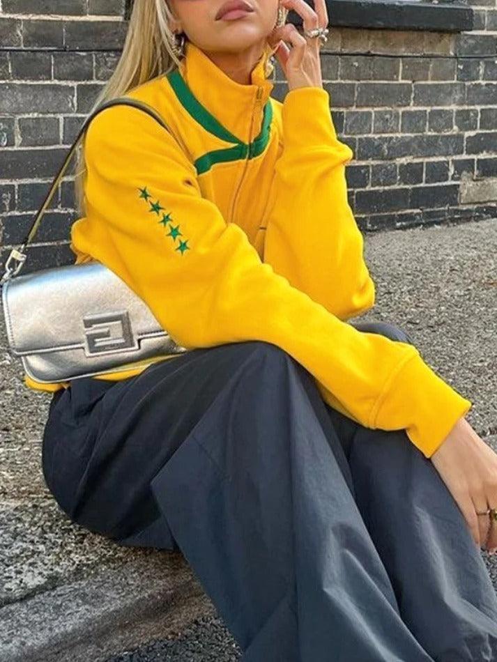 Levoire | Sweatshirt À Capuche Décontracté De Couleur Contrastante