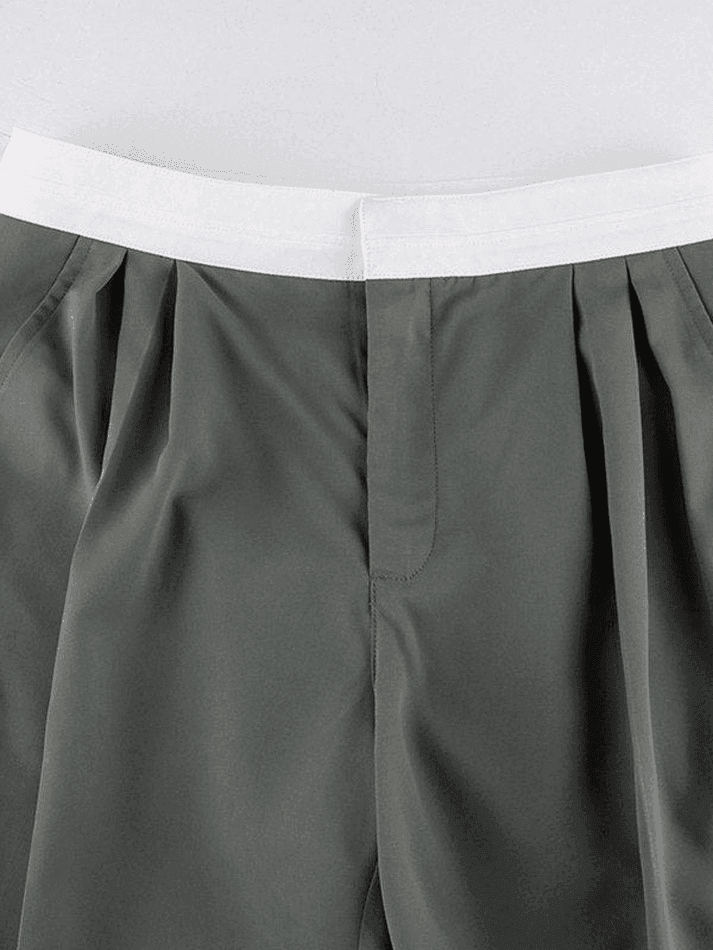 Levoire | Pantalon Sur Mesure Taille Vintage Contrasté