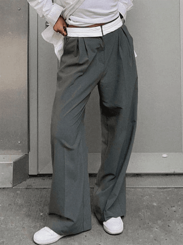 Levoire | Pantalon Sur Mesure Taille Vintage Contrasté