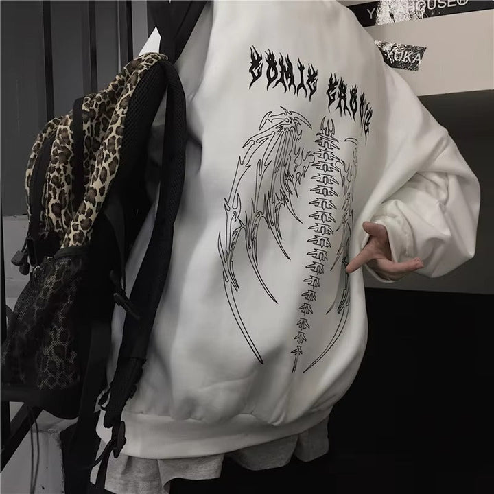 Levoire | Gootti Sweat À Capuche Avec Motif De Squelette Pour Hommes Et Femmes