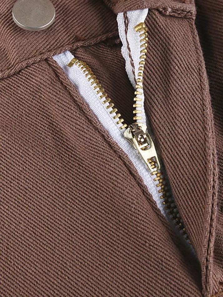 Levoire | Pantalon En Velours Côtelé À Jambe Droite