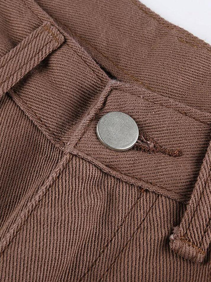 Levoire | Pantalon En Velours Côtelé À Jambe Droite