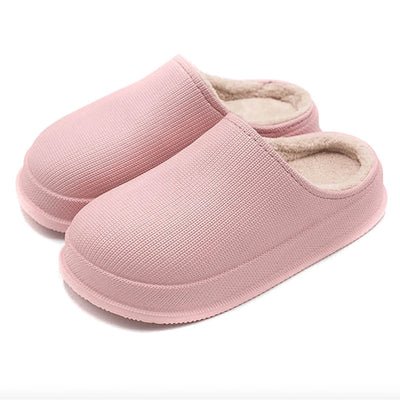Levoire | Pantoufles Chaudes En Matériau Doux Rosa cerise