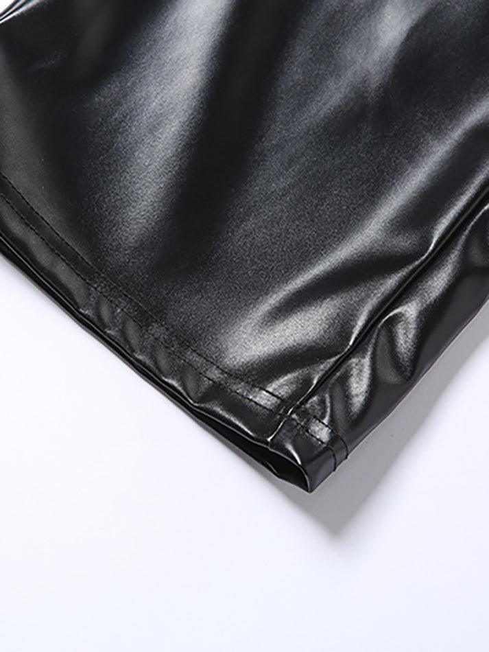 Levoire | Pantalon En Pu Avec Lacets Découpés