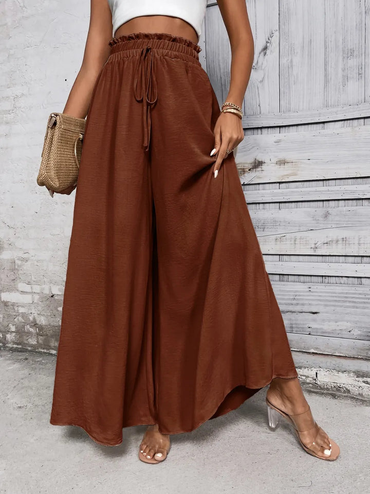 Levoire | Honey Tied Pantalon Large Taille Haute