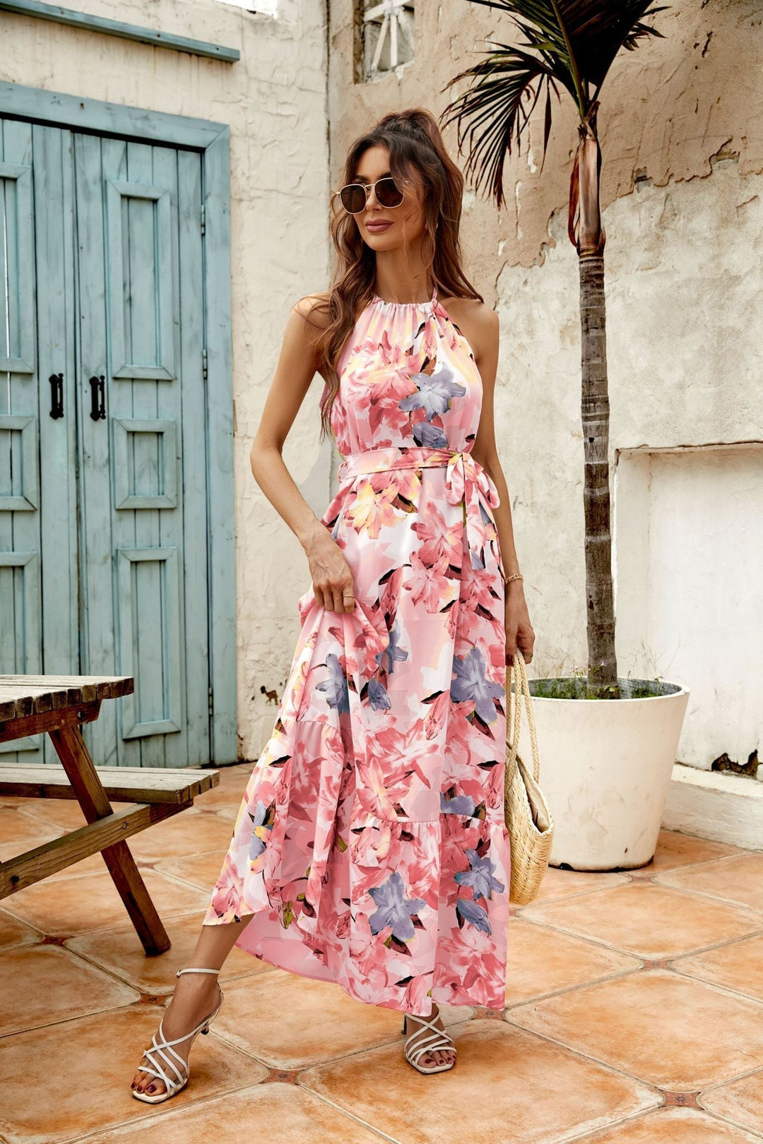 Levoire | Robe d'été moderne à col rond