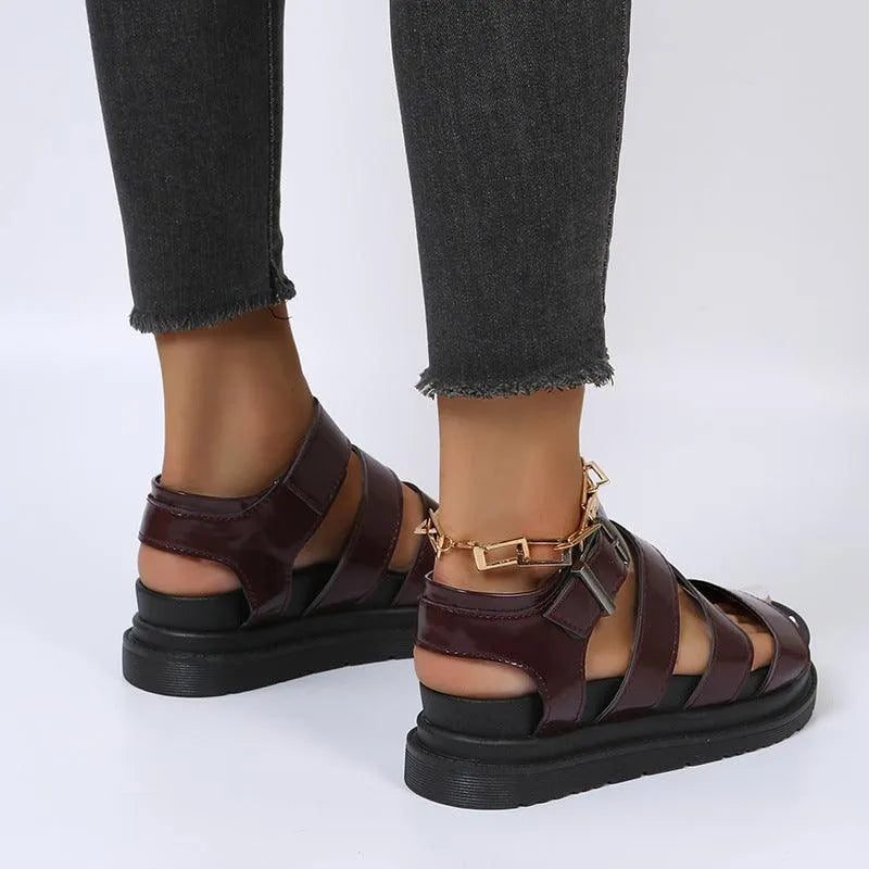 Levoire | Sandales avec boucle et talon à bout ouvert