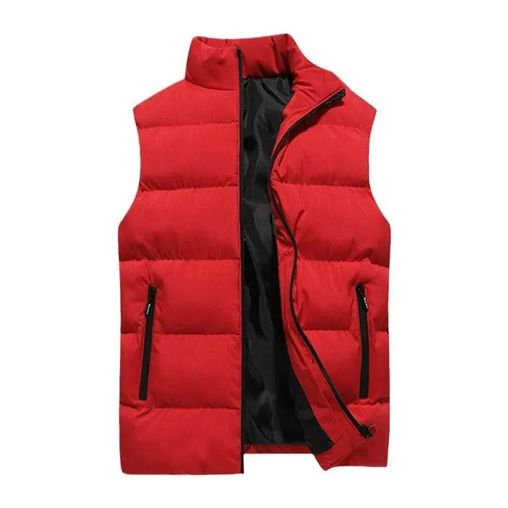 Levoire | Gilet pour hommes sans mélange avec fermeture éclair
