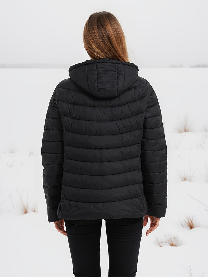 Levoire | Veste Longue À Manches Longues Chaîne À Glissière Capuche