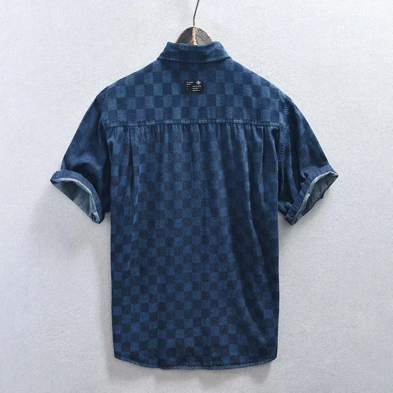 Levoire | Chemise en denim courte dans un style décontracté