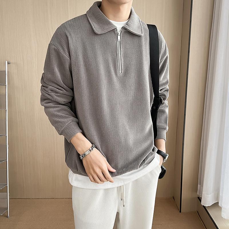 Levoire | Pull À Demi Zip Gris