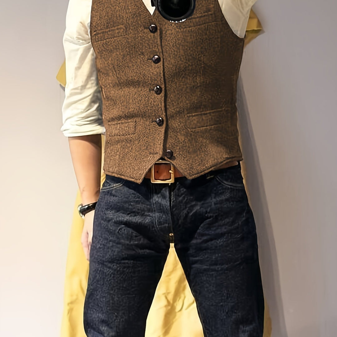 Levoire | Gilet En Laine Inspiré Par La Récolte Du Vin Avec Motif De Toile D'Araignée