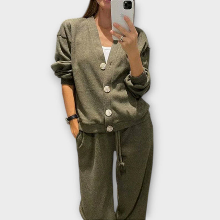 Levoire | Sweatshirt Et Pantalons Vert
