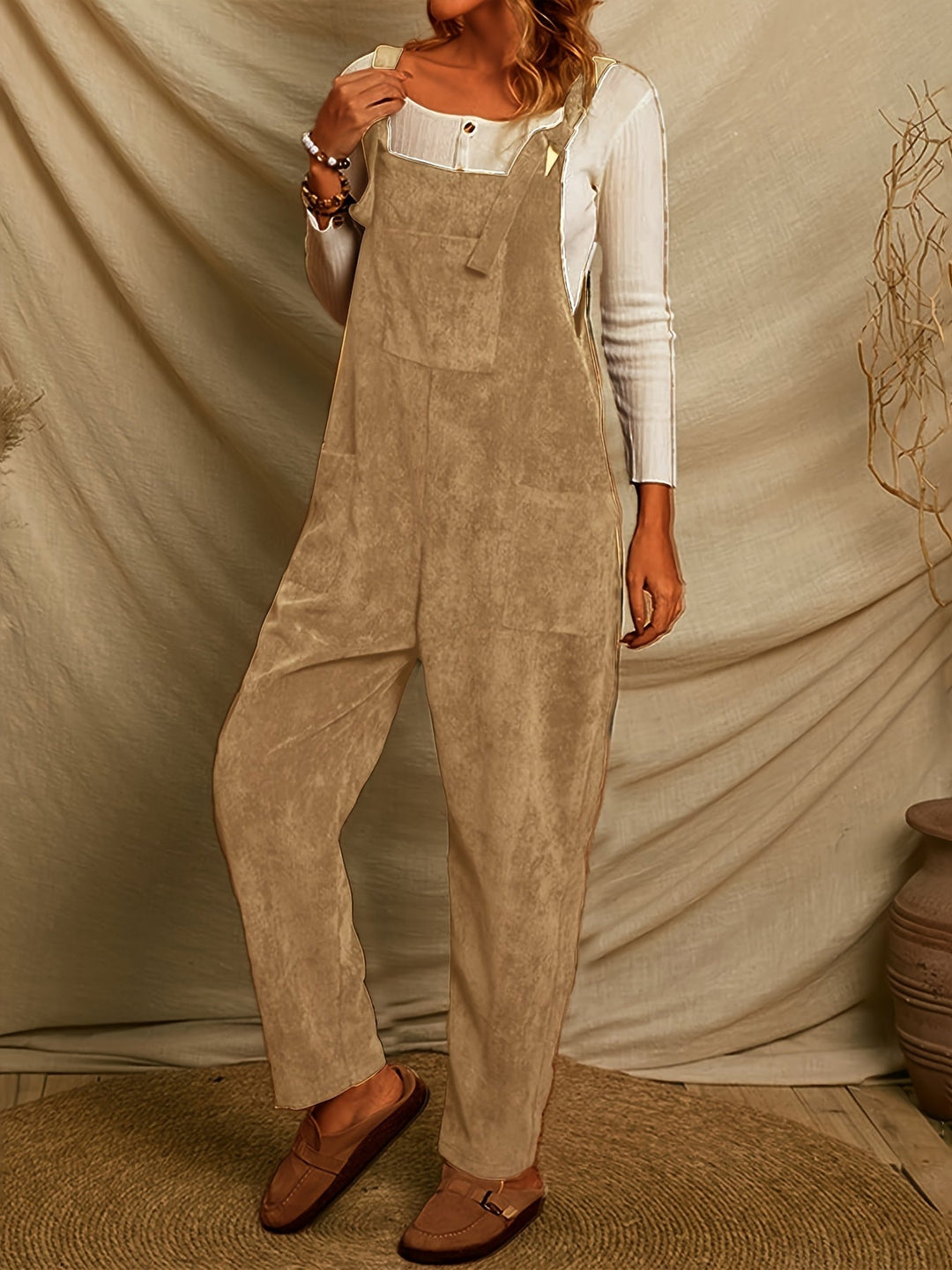 Levoire | Combinaison En Cordura Durable Avec Poches Zippées Khaki