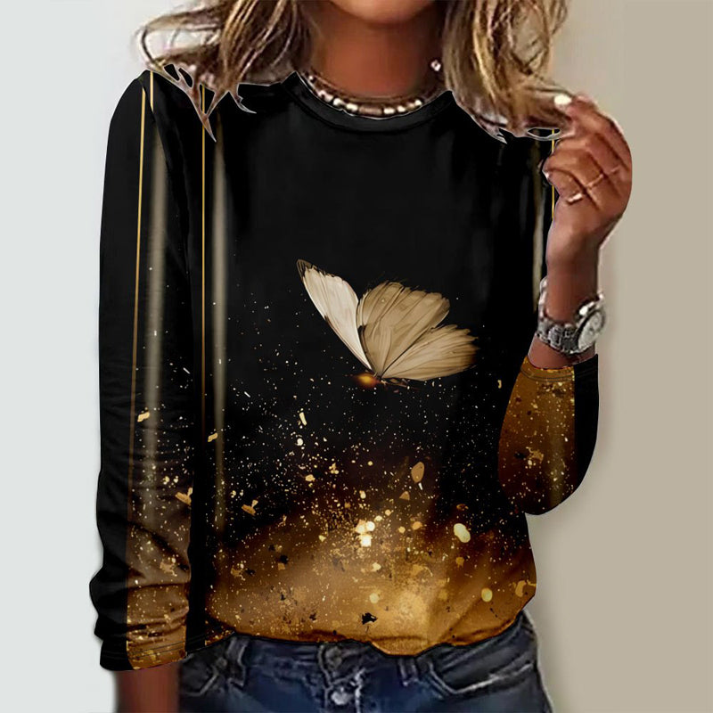 Levoire | Shirt Imprimé Papillon Vintage Multicolore