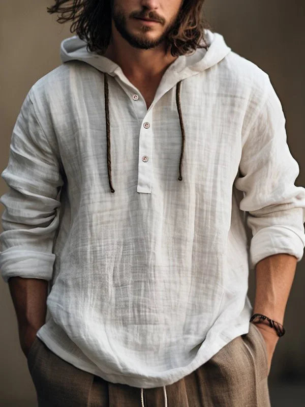 Levoire | Sweatshirt Top En Tissu Mélangé Décontracté Blanc