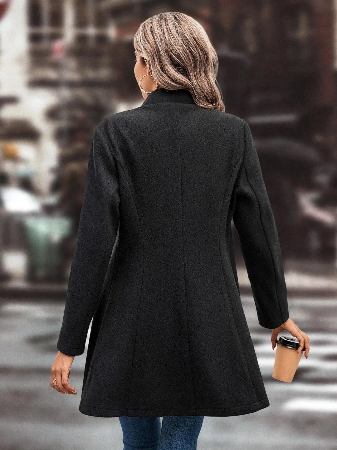 Levoire | Manteau Léger Élégant À Boutons Pour Un Usage Quotidien